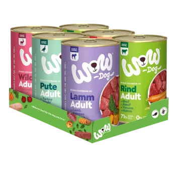 Wow Dog Adult Multipack 6x400g Dosen